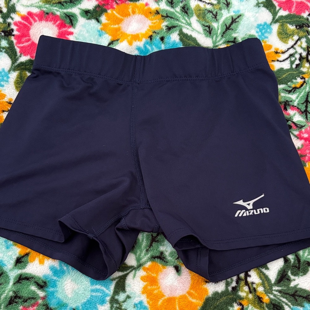 Mizuno Women's Dark Blue Athletic Shorts